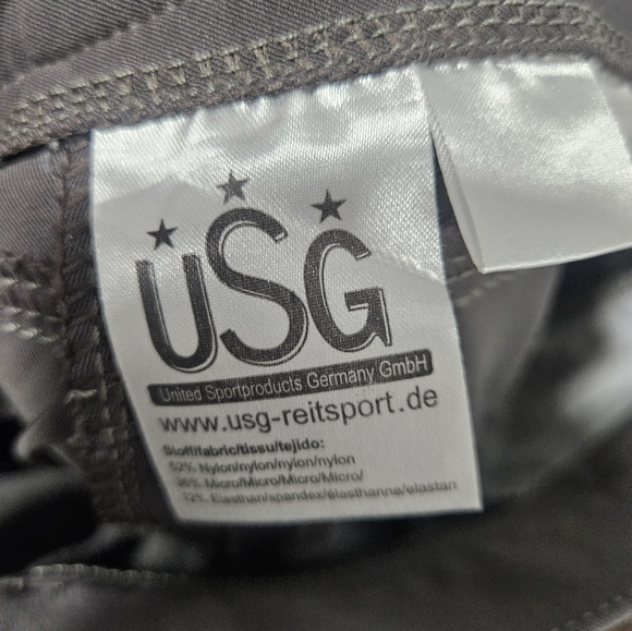 USG silicone full seat riding breeches - Picture 10 of 13